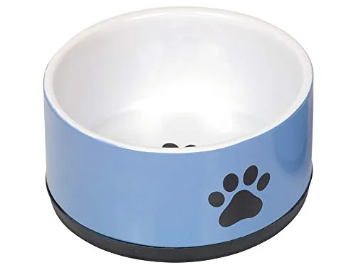 Nobby Keramik Napf Paw, blau Ø 17 x 8 cm, 1,10 l, 1 Stück