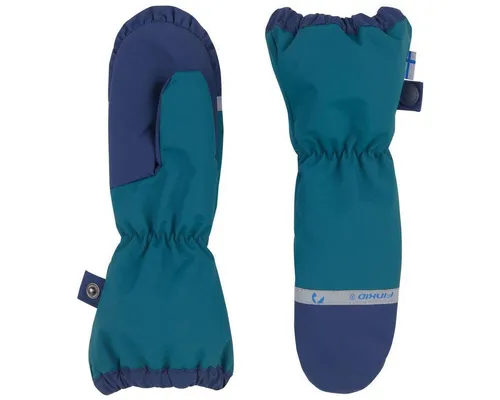Finkid Pakkanen Fäustlinge deep teal/navy (330100) S von finkid