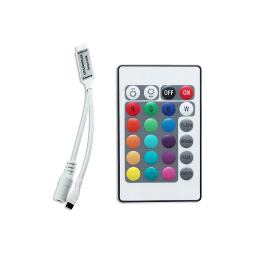 RGB LED Streifen IR Controller + Fernbedienung 12V DC Steuerung Dimmer