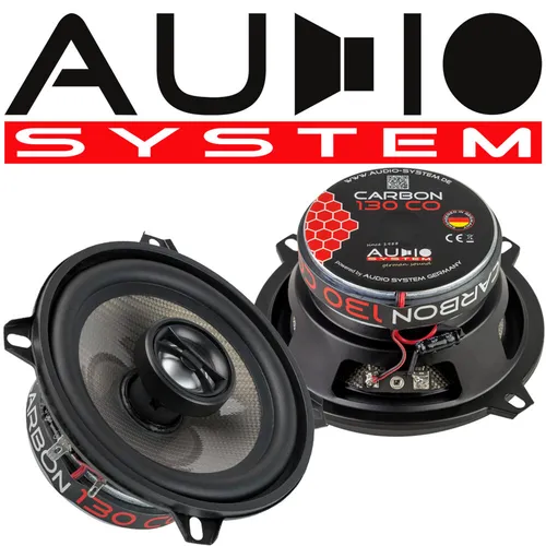 Audio System Carbon 130 - 13cm 2-Wege Compo Lautsprecher Set, kraftvoller Sound für dein Car-HiFi Erlebnis