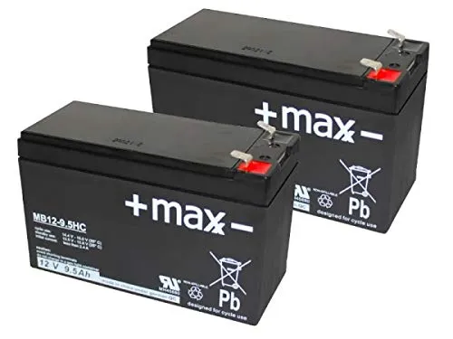 +maxx 2x 12V 9,5Ah Bleiakkus für 24V E-Scooter