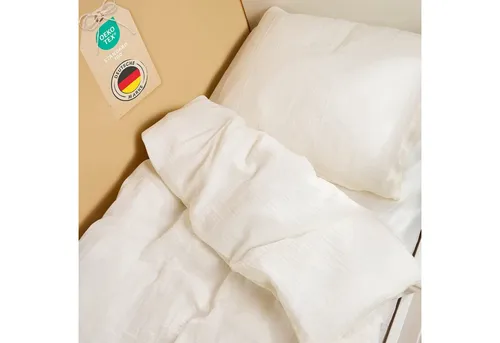 Laleni Kinderbettwäsche Kinderbettwäsche aus Baumwolle - Musselin Bettwäsche, Oeko-TEX zertifizierte Bettwäsche Sommer