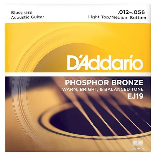 Daddario Saiten EJ19 12-56 Phosphor Bronze von D'Addario