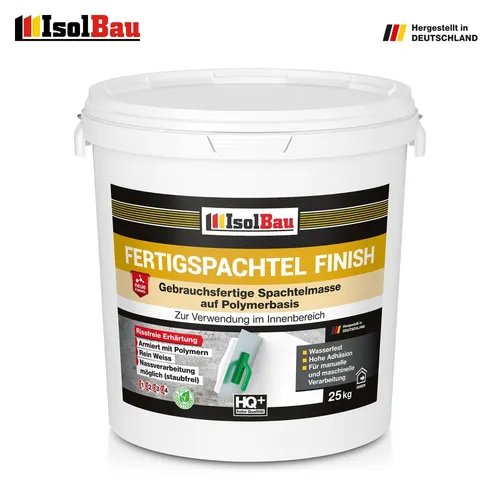 Spachtel masse 25 kg Fertigspachtel Finish Q1-Q4 Glätt Flächen Spachtelmasse
