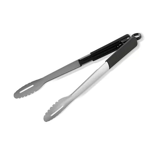 Enders® Edelstahl Grillzange #8779, Silber/Schwarz