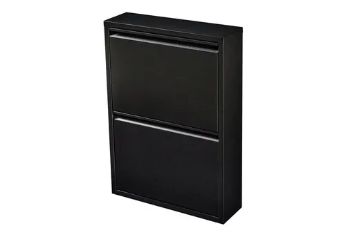 Schuhregale & -schränke Schwarz von [en.casa]