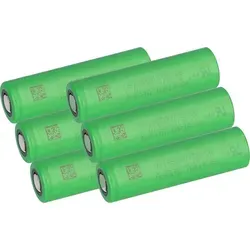 6x Murata Akku US 18650 VTC6 3120mAh 30A von Sony