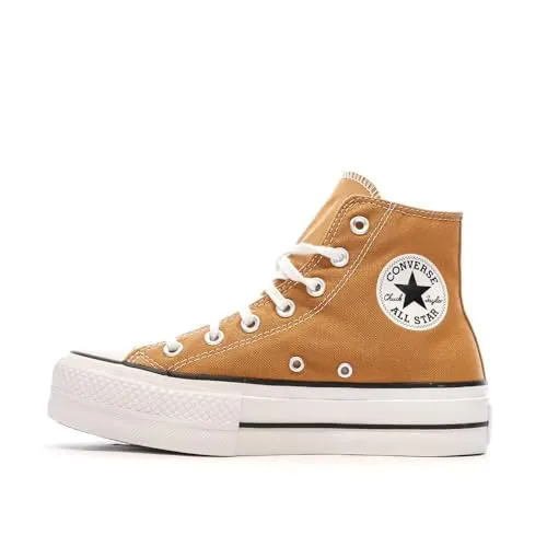 CONVERSE CHUCK TAYLOR ALL STAR LIFT Brown - Stylische Sneaker mit erhöhtem Plateau, ideal für einen trendigen Look und hohen Tragekomfort.