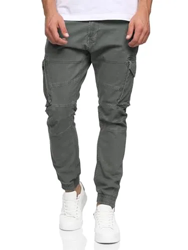 Indicode Cargohose Alex – Praktische 6-Taschen Hose in Grün (S) - Wanderhose mit 6 praktischen Taschen, aus pflegeleichtem und elastischem Material, ideal für Abenteuer und Outdoor-Aktivitäten.