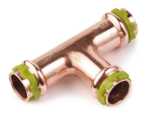 Kupfer Pressfitting SudoPress T-Stück 15 mm gleiche Abgänge VC130