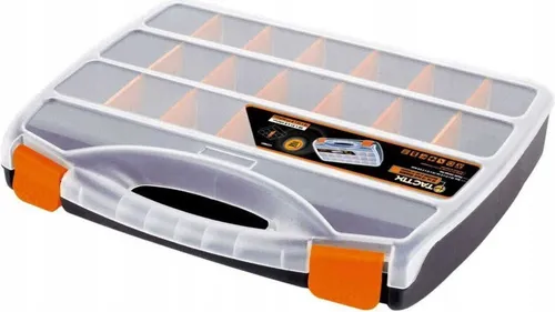 Werkstatt-Organizer mit Tragegriff und verstellbaren Fächern 31x38 cm