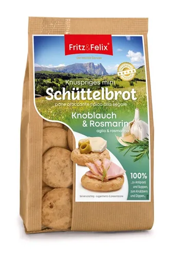 Family Happys mit Knoblauch und Rosmarin 125 gr. - Fritz & Felix