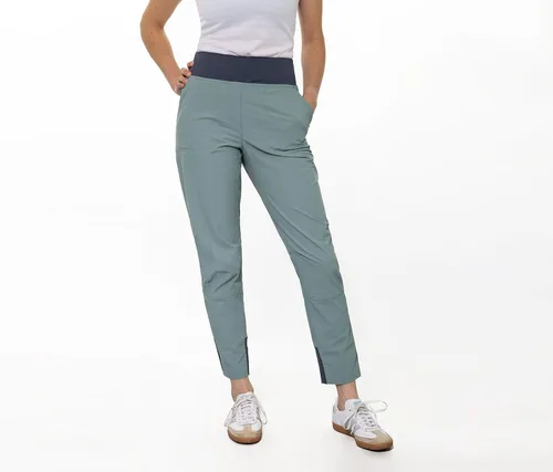 Bergson Outdoorhose PUSULA COMFORT Damen Wanderhose, leicht und elastisch - Hochwertige Damen Wanderhose aus strapazierfähigem Material mit SUPRA STRETCH RIPSTOP. Ideal für aktive Freizeitgestaltung, bietet optimalen Tragekomfort in Normalgrößen.