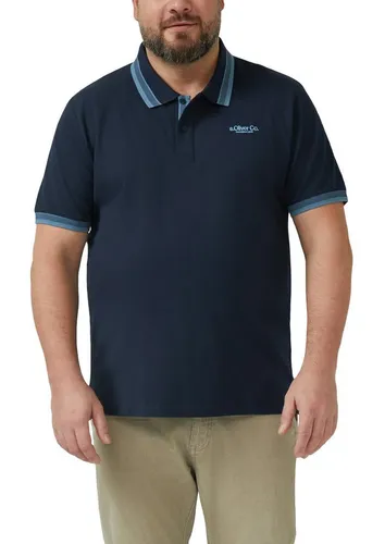 s.Oliver Poloshirt Big Size 6XL – Leger und bequem - Bequemes Poloshirt in Marine für Herren, 95% Baumwolle, pflegeleicht und ideal für den Alltag. Perfekte Passform in 6XL für einen lässigen Look.