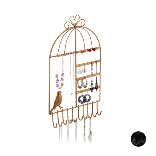 Schmuckständer & -kästen Gold von Relaxdays