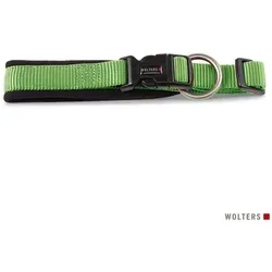 Wolters Hunde-Halsband Professional Comfort Halsband grün|schwarz Gr.5 | 3 cm x 45 cm - 50 cm