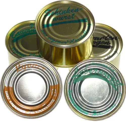 Schwarzwald Metzgerei Großpaket Dosenwurst 25 x 400g - Notfall Lebensmittelpaket - Fleischkonserven: 10kg Vorrat von handwerklich hergestellten Dosenfleischsorten mit 1 Jahr Haltbarkeit - ideal für Vorratslager oder Reisen, inklusive Frischedeckel für optimale Lagerung.