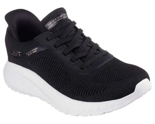Skechers Bobs Squad Chaos - C 117497-BLK Damen Sneaker - Stylische schwarze Damen Sneaker aus Textil von Skechers, ideal für Komfort und Alltag.