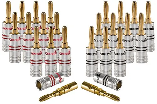 Poppstar 24x High End Bananenstecker von Poppstar