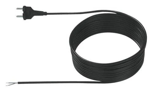 Bachmann 240.187 Strom Anschlusskabel Schwarz 6.30m