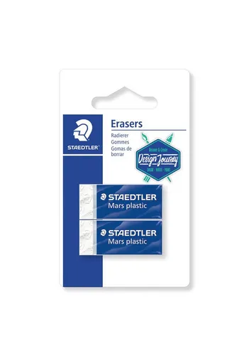 STAEDTLER Radiergummi Staedtler Radierer Mars plastic 2xBK