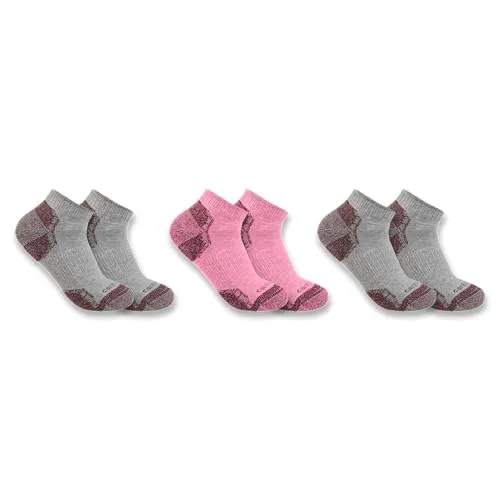 Carhartt COTTON BLEND LOW CUT SOCK 3 PACK SL2623W - assorted - LRG - Bequeme Kurzsocken aus Baumwollmischung mit atmungsaktivem Netzgewebe und gezielter Fußgewölbestütze. Ideal für den täglichen Einsatz und sorgen für optimalen Tragekomfort.