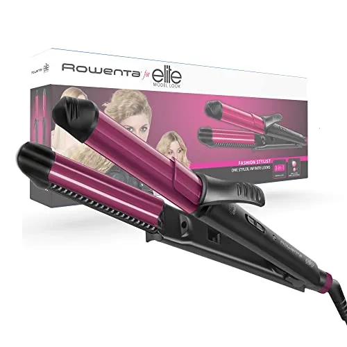 Rowenta Fashion Stylist CF4512F0 Lockenstab schwarz/rosa