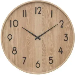 Wanduhr IVANA für das Wohnzimmer, Ø 55 cm in beige von Atmosphera