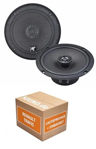 Hifonics Titan TRX62 Einbauset für Renault Trafic III - Komplettset für 16 cm Lautsprecher, inklusive Adapterringen und -steckern für einfachen Einbau. Genießen Sie kraftvollen Klang mit den langlebigen Hifonics Titan Lautsprechern in Ihrem Renault Trafic III (seit 2014).