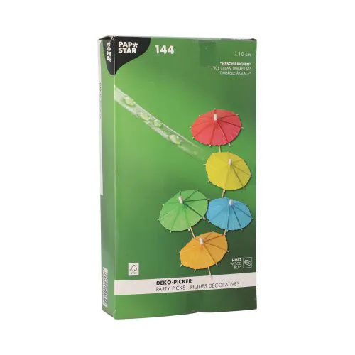 Deko-Picker 10 cm farbig sortiert 