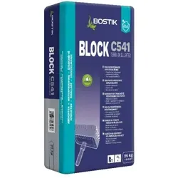 Bostik Block C541 Terra 1K Sulfatex Dichtschlämme grau 25kg Sack - Baumaterial, hochsulfatbeständige Dichtschlämme für dauerhaften Feuchtigkeitsschutz, früh belastbar und frostunempfindlich, ideal für Keller und Schwimmbäder.