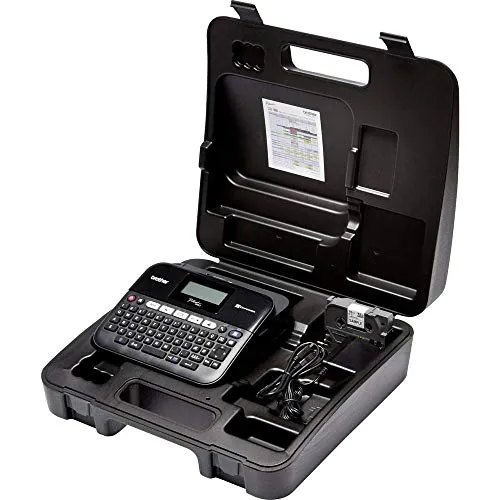 Brother Beschriftungsgerät PT-D450VP - Drucker für individuelle Etiketten, mit 14 Schriftarten und USB-Schnittstelle für PC-Layouts.