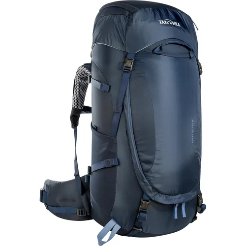 TATONKA Trekkingrucksack Noras 55+10 Women - Dunkelblau - Rucksäcke für Damen mit ergonomischem Tragesystem, 55-65L Volumen und umweltfreundlichen Materialien. Optimal für Trekking und Reisen!