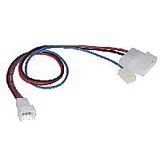 InLine Molex Buchse zu 4x 3-Pin Buchse Adapterkabel für Lüfter (33341A)