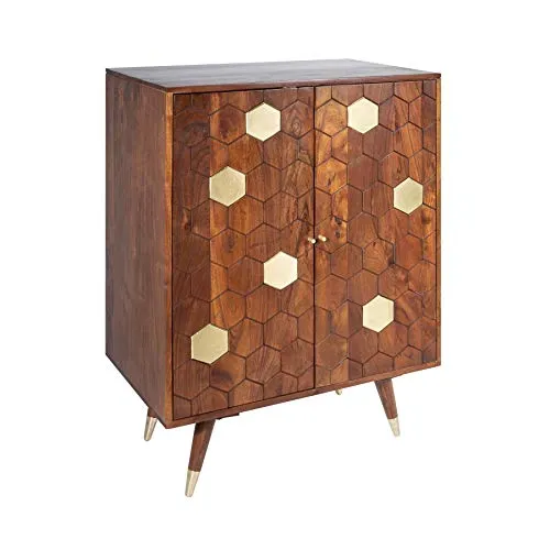 Produktbild invicta INTERIOR Massiver Barschrank Mystic Living 75cm