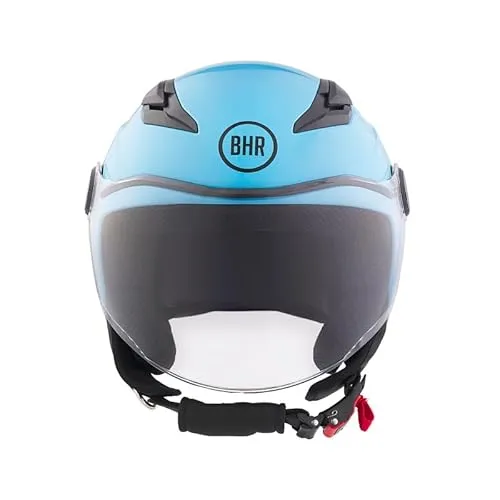 BHR 838 CHILDREN, Kinder-Motorradhelm Demi-Jet ECE 22.06 in blau von BHR