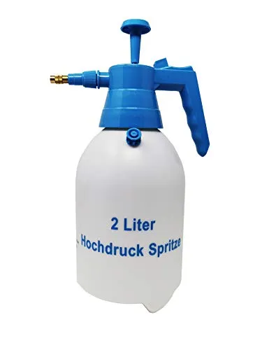 Drucksprüher 2l Gartenspritze verstellbare Messingdüse Handsprüher 2 Liter Inhalt Drucksprüher klein