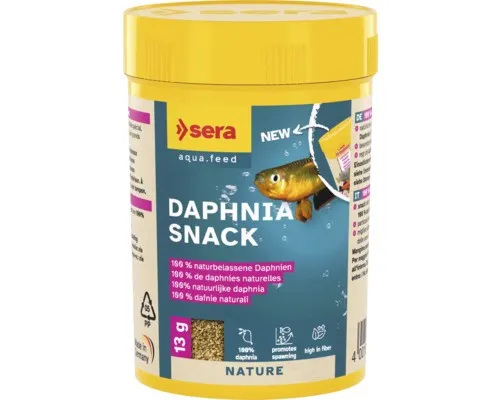 Fischfutter sera Daphnia Snack 100 ml (13 g), Wasserflöhe, Leckerbissen
