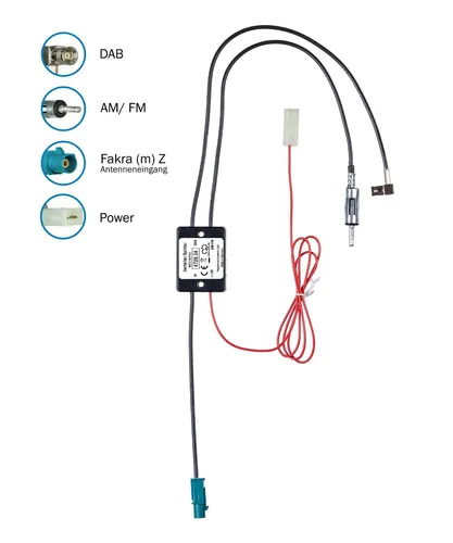 Bad Blankenburg ATTB 4726.04 DAB/FM Aktive Weiche Frequenzsplitter Radio