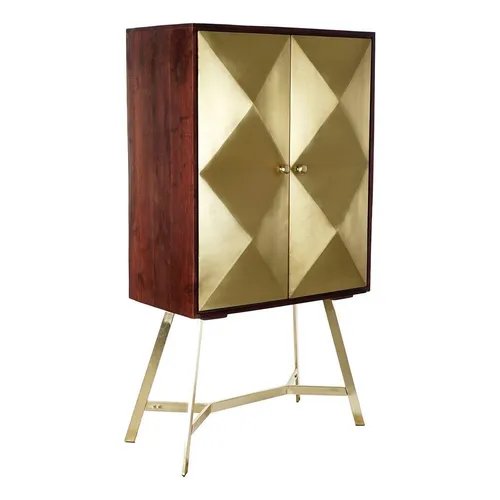 Anrichte DKD Home Decor Gold Dunkelbraun in gold von DKD Home Decor