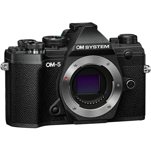 OM SYSTEM OM-5 - Leichte 20 MP Micro Four Thirds Systemkamera, IP53 Wetterschutz und 5-Achsen-Bildstabilisierung für beeindruckende Aufnahmen