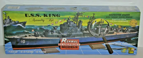 Renwal Revell 85-0603 USS KING Zerstörer 1:500 NEU&OVP