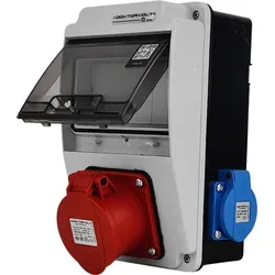 Wandverteiler XS 16A 2x230V IP44 von Doktorvolt von DOKTORVOLT