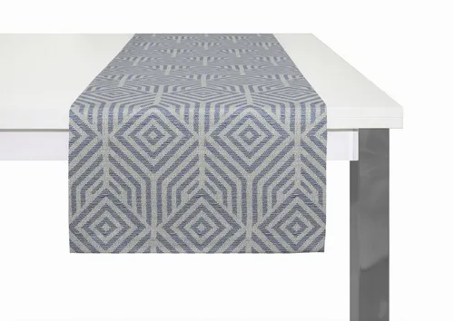 Adam Tischläufer Easy Diamond in blau von Adam
