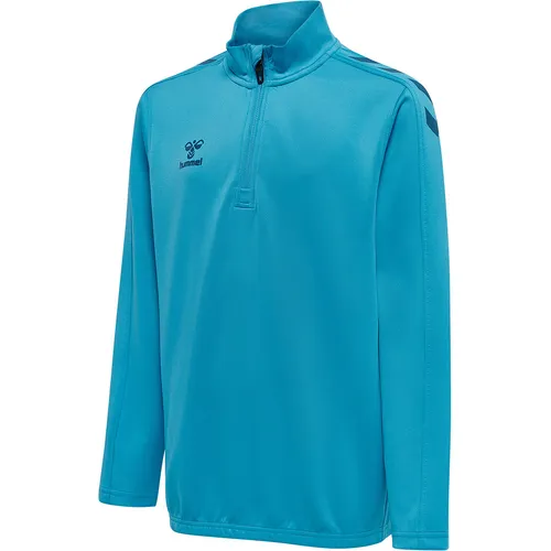 Hummel Core Xk Half Zip Poly Sweatshirt Kinder, 116 - Funktionsjacken, atmungsaktiv durch BEECOOL Technologie und ideal für Training und Spiel mit hohem Kragen für zusätzlichen Schutz.