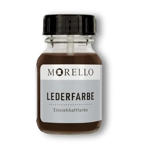 Produktbild Morello Lederfarbe für Glattleder 40ml Dunkelbraun