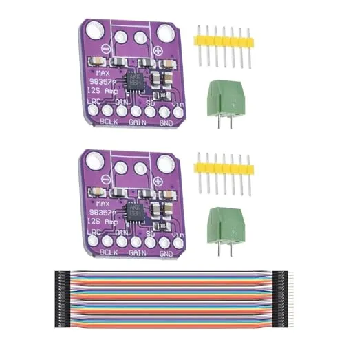 ×MAX98357A I2S 3W Mono Verstärker der Klasse,mit 20 pcs 20cm Dupont Kabel 2
