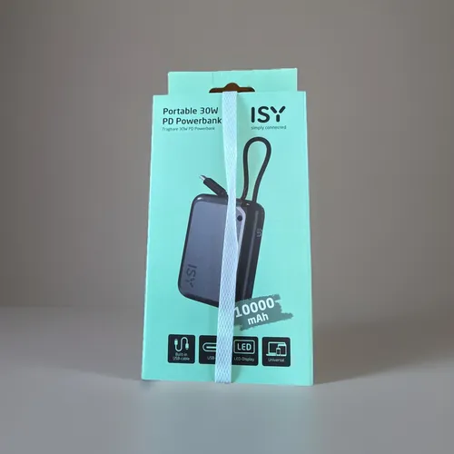 ISY IPP-10030 Powerbank 10000 mAh Grau