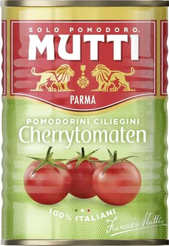 Mutti Pomodorini Kirschtomaten (Hügeltomaten), 6er Pack (6 x 400 g)