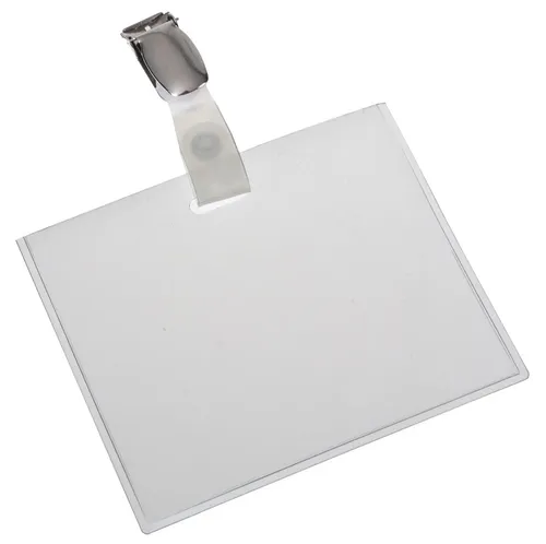 EUROPEL Namensschild geschlossen mit Clip 90 x 60 mm 24 Stück